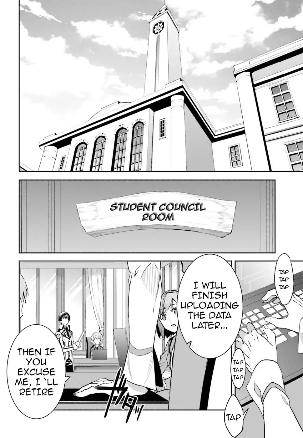 The Irregular at Magic High School: Steeplechase Arc Chapter 1 page 5 - Chapter 1: Important points of the meeting