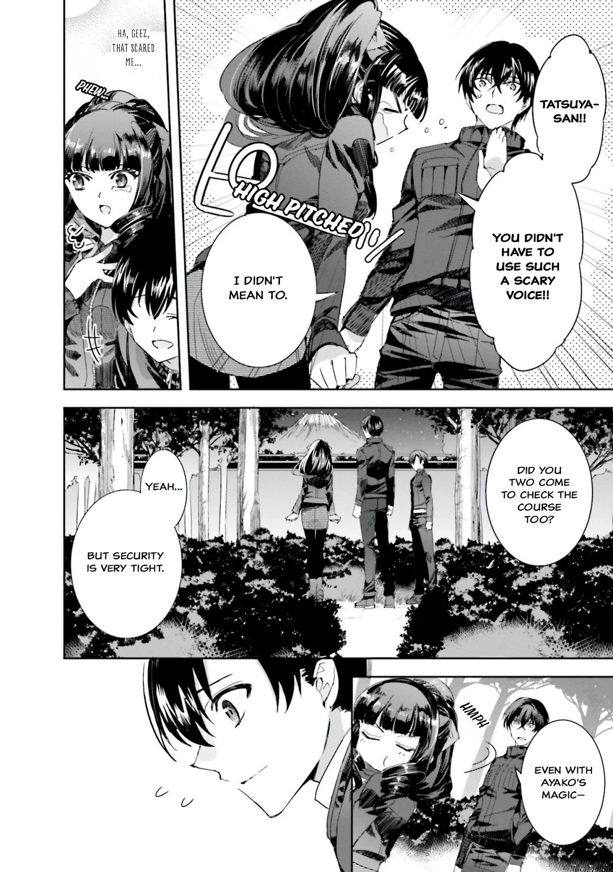 The Irregular at Magic High School: Steeplechase Arc Chapter 10 page 14 - Chapter 10: Their Respective Expectations