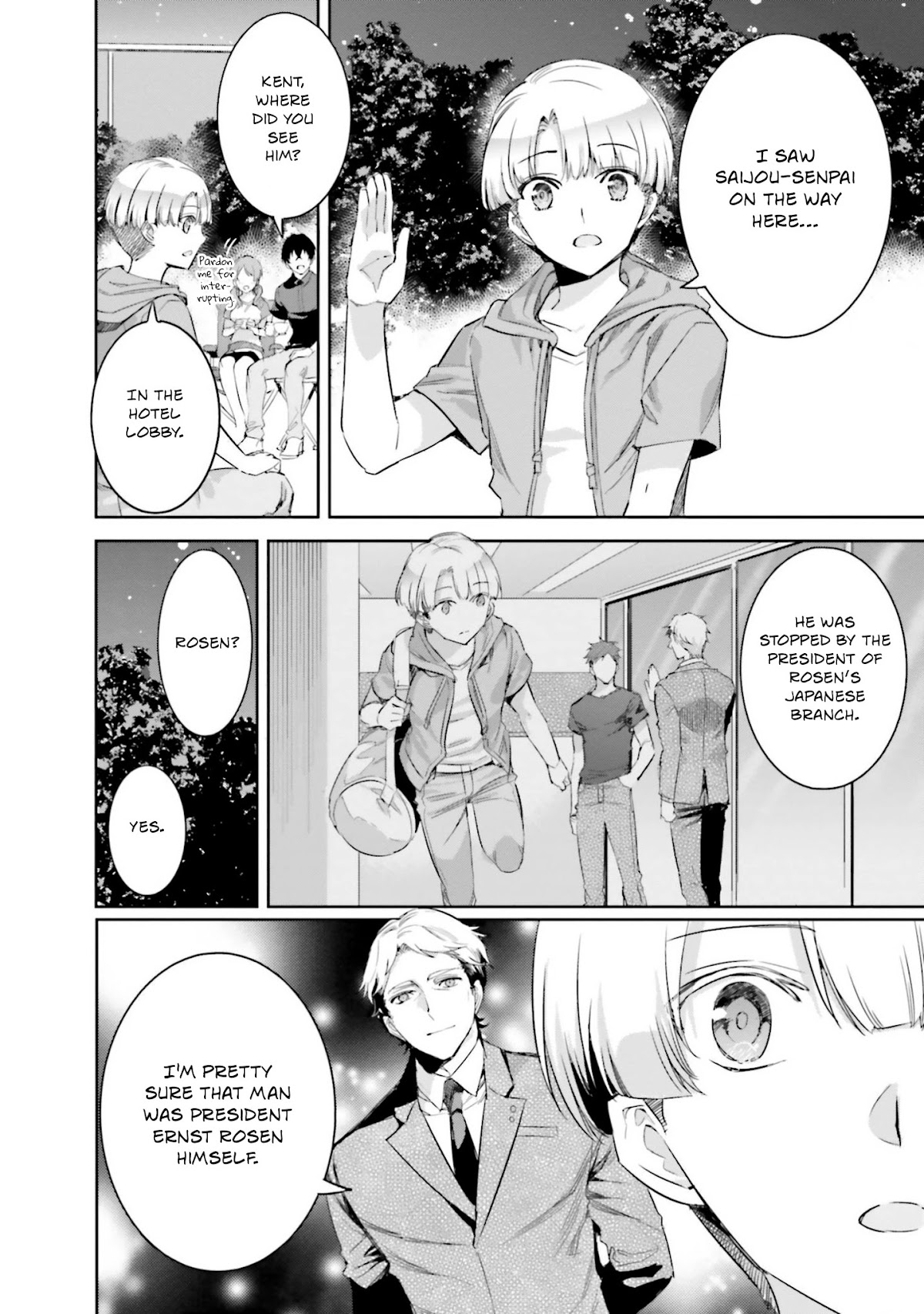 The Irregular at Magic High School: Steeplechase Arc Chapter 12 page 8 - Chapter 12: Intermission