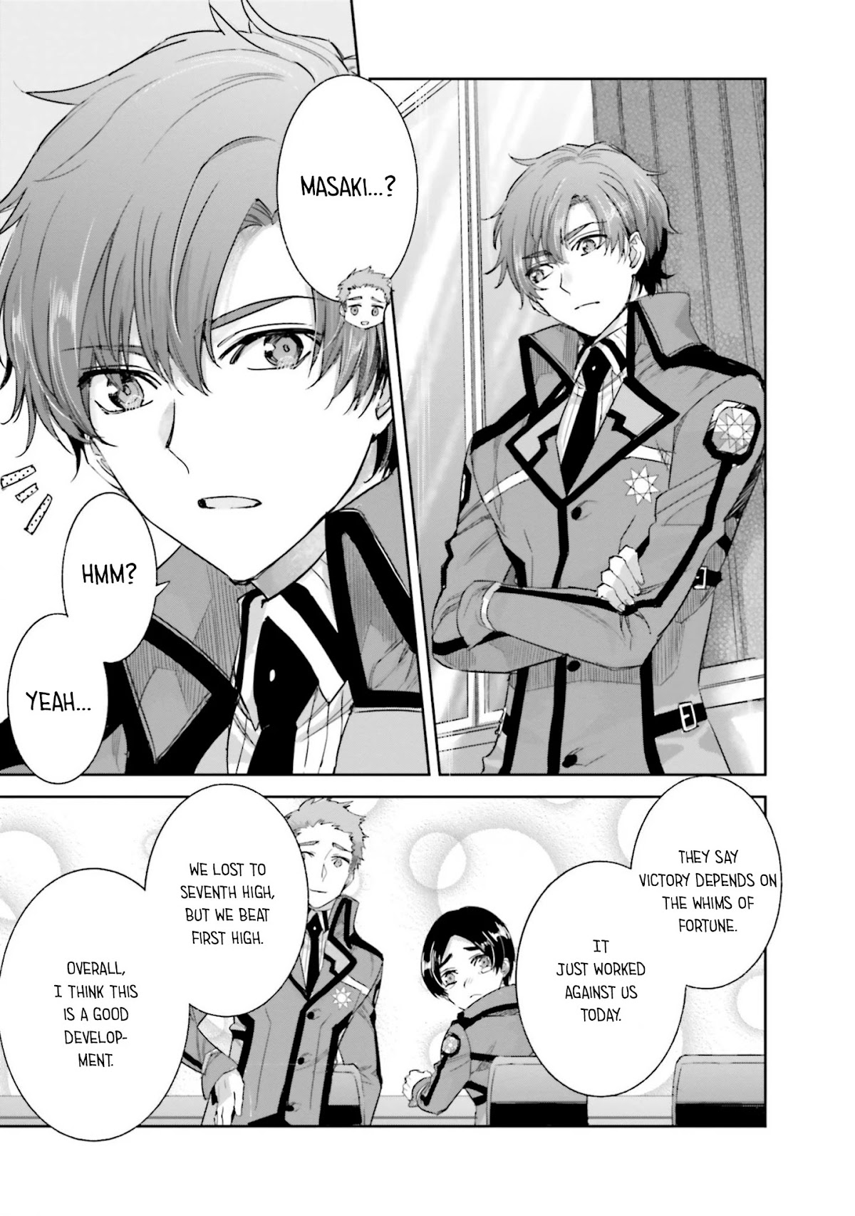 The Irregular at Magic High School: Steeplechase Arc Chapter 13 page 13 - Chapter 13: The Opponent in Front of You