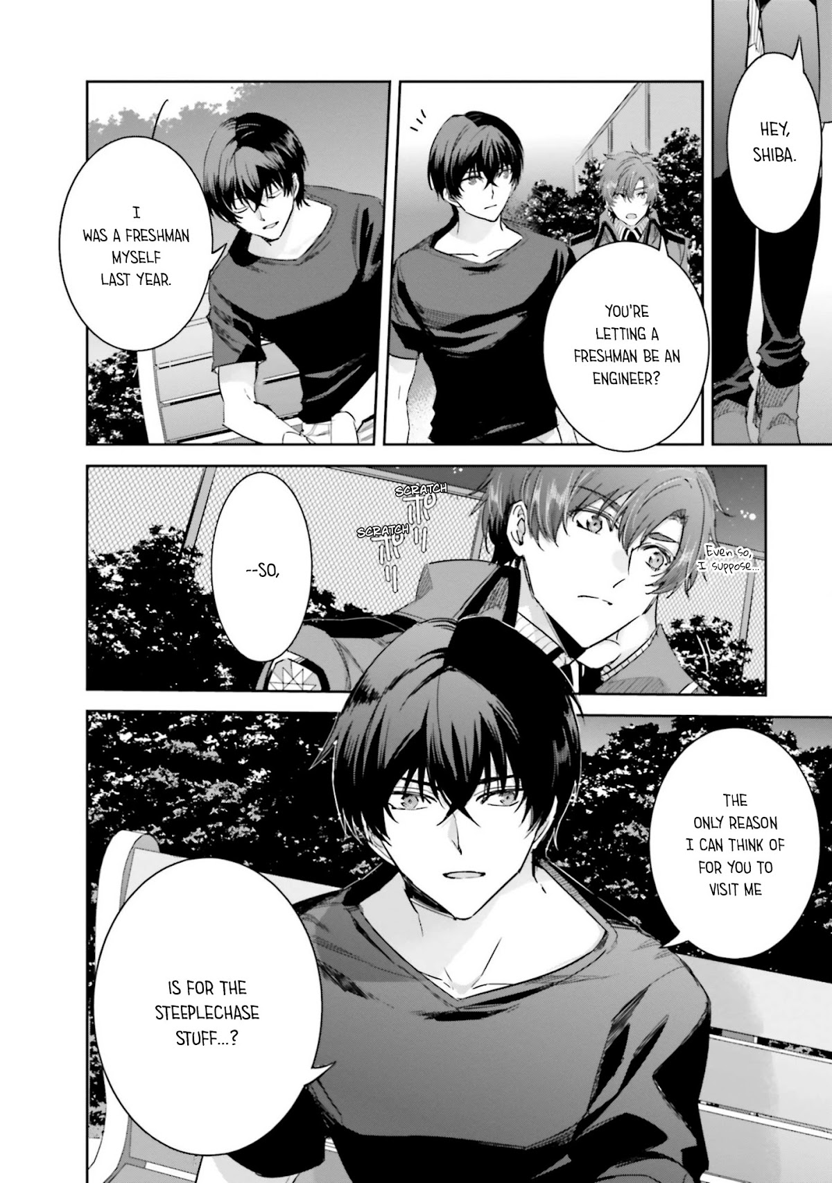 The Irregular at Magic High School: Steeplechase Arc Chapter 13 page 18 - Chapter 13: The Opponent in Front of You