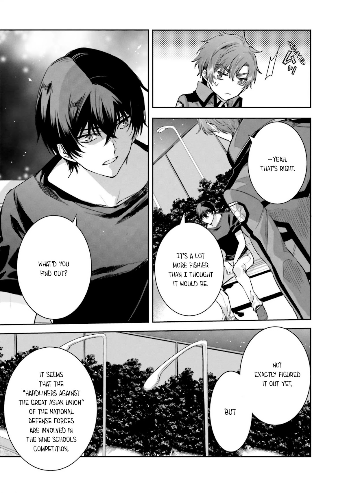 The Irregular at Magic High School: Steeplechase Arc Chapter 13 page 19 - Chapter 13: The Opponent in Front of You
