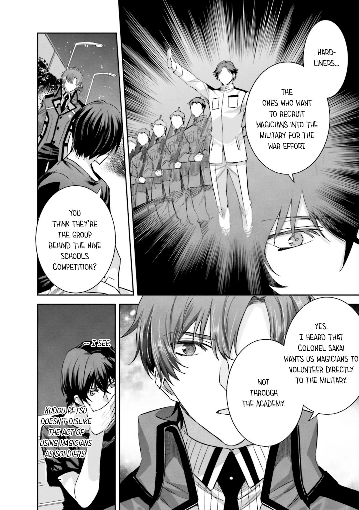 The Irregular at Magic High School: Steeplechase Arc Chapter 13 page 20 - Chapter 13: The Opponent in Front of You