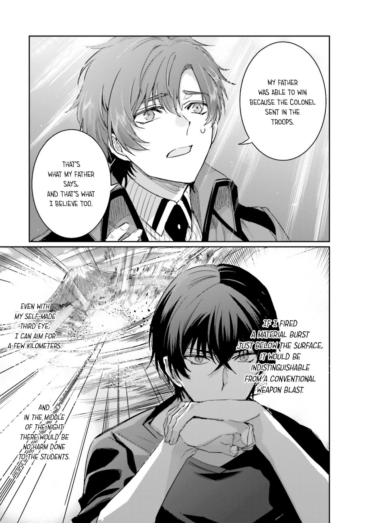 The Irregular at Magic High School: Steeplechase Arc Chapter 13 page 24 - Chapter 13: The Opponent in Front of You