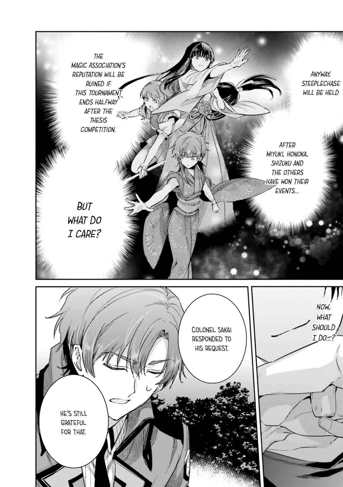 The Irregular at Magic High School: Steeplechase Arc Chapter 13 page 25 - Chapter 13: The Opponent in Front of You