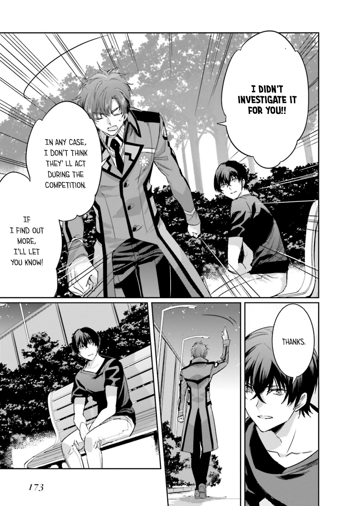 The Irregular at Magic High School: Steeplechase Arc Chapter 13 page 29 - Chapter 13: The Opponent in Front of You