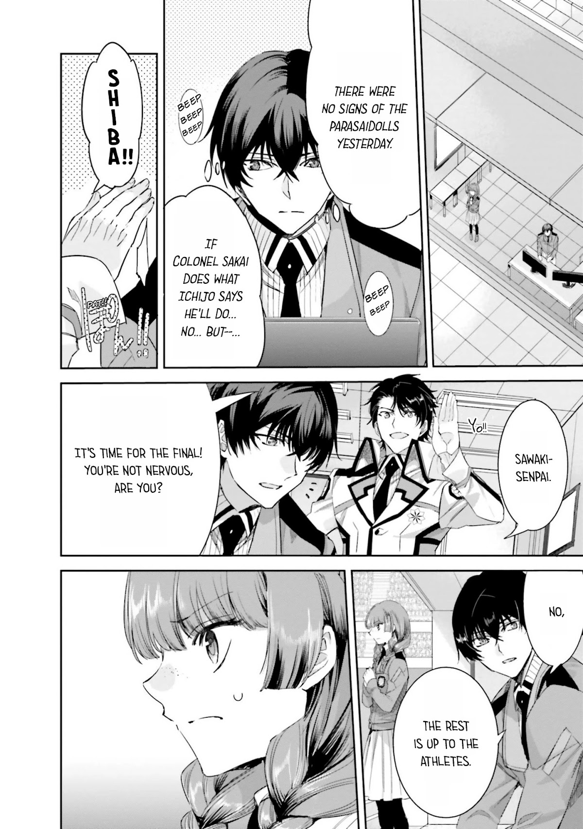 The Irregular at Magic High School: Steeplechase Arc Chapter 14 page 6 - Chapter 14: After That, Day 3