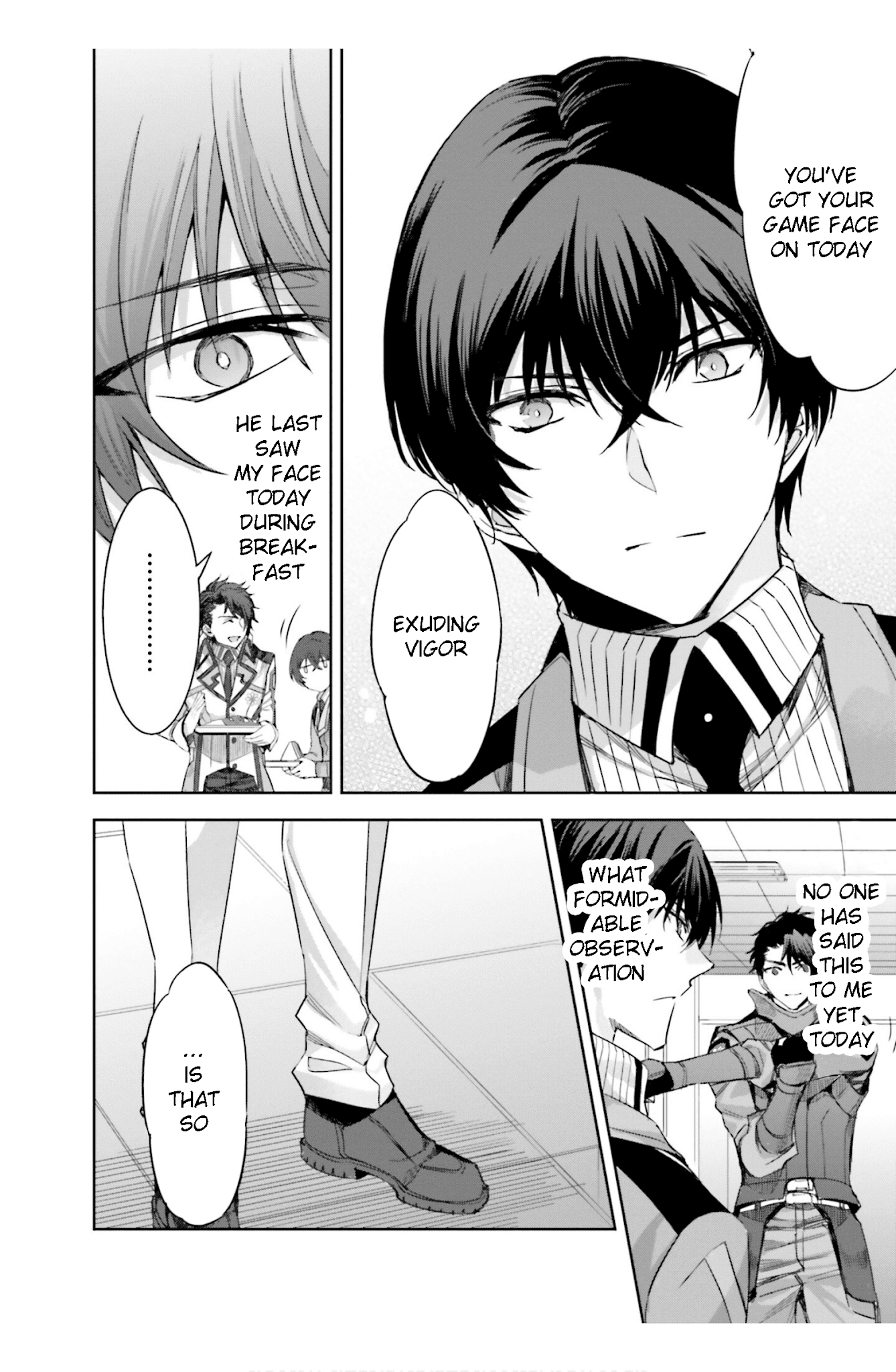 The Irregular at Magic High School: Steeplechase Arc Chapter 16 page 10 - Chapter 16: Fukuchou, soshite shinjinsen - Recovery, and then amateur matches