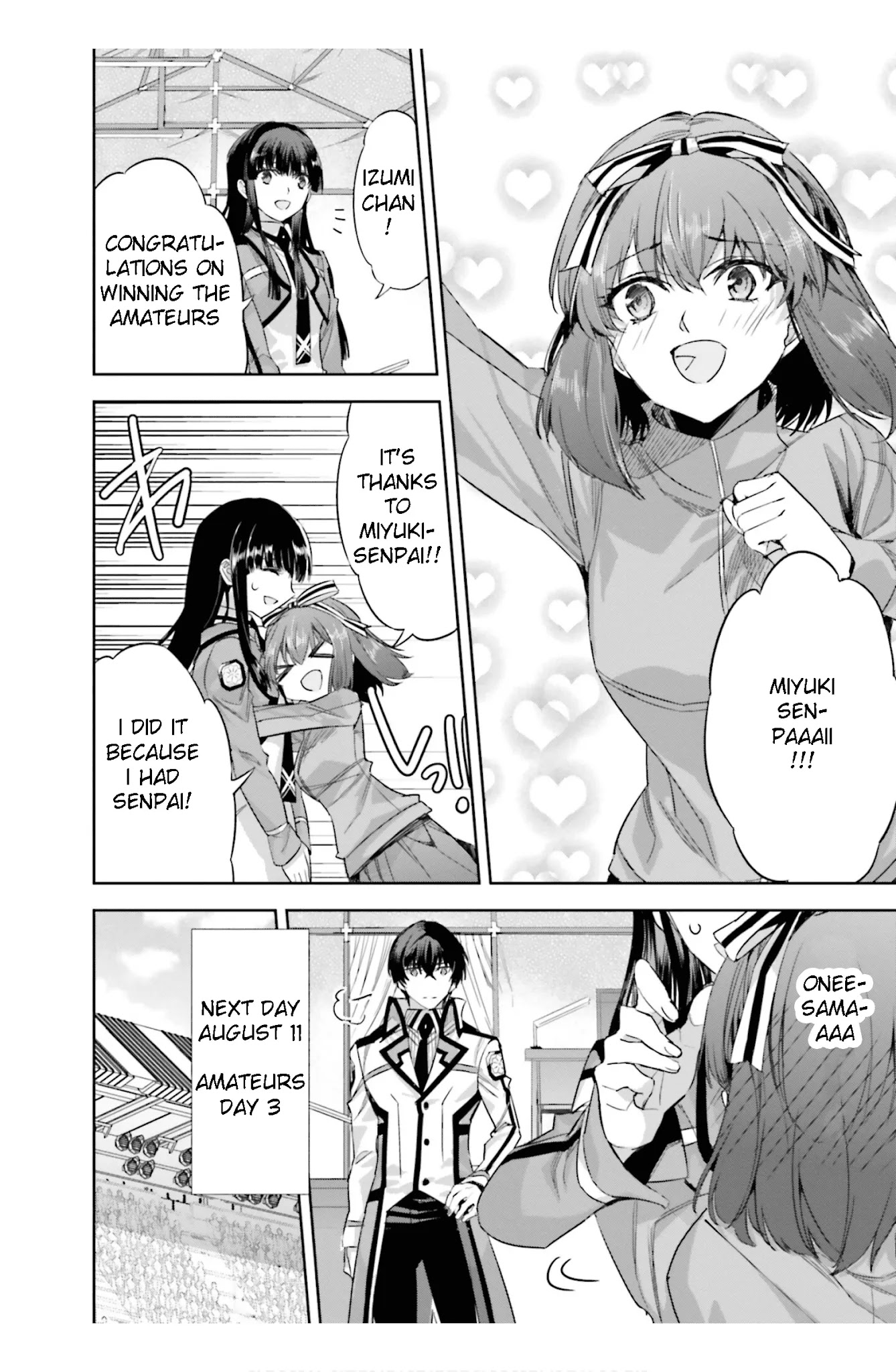The Irregular at Magic High School: Steeplechase Arc Chapter 16 page 20 - Chapter 16: Fukuchou, soshite shinjinsen - Recovery, and then amateur matches
