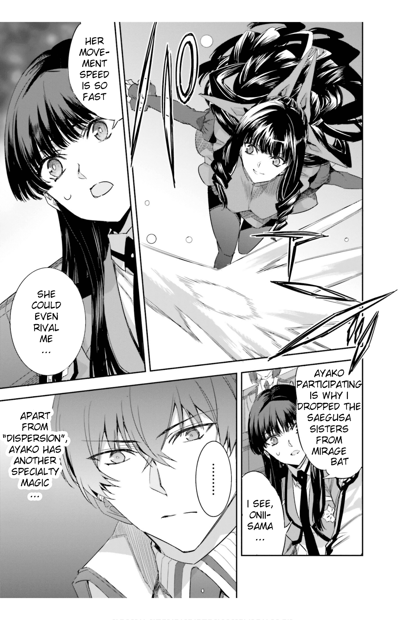 The Irregular at Magic High School: Steeplechase Arc Chapter 16 page 23 - Chapter 16: Fukuchou, soshite shinjinsen - Recovery, and then amateur matches
