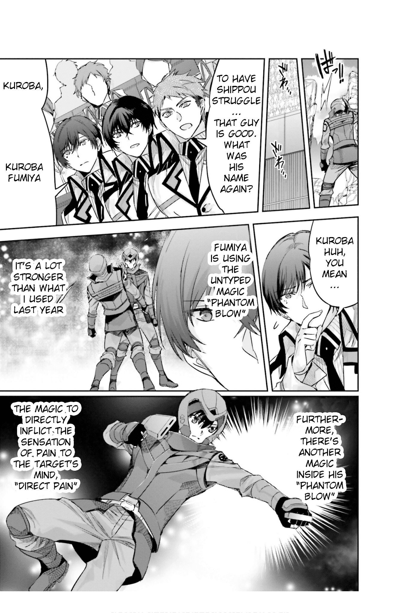The Irregular at Magic High School: Steeplechase Arc Chapter 16 page 29 - Chapter 16: Fukuchou, soshite shinjinsen - Recovery, and then amateur matches