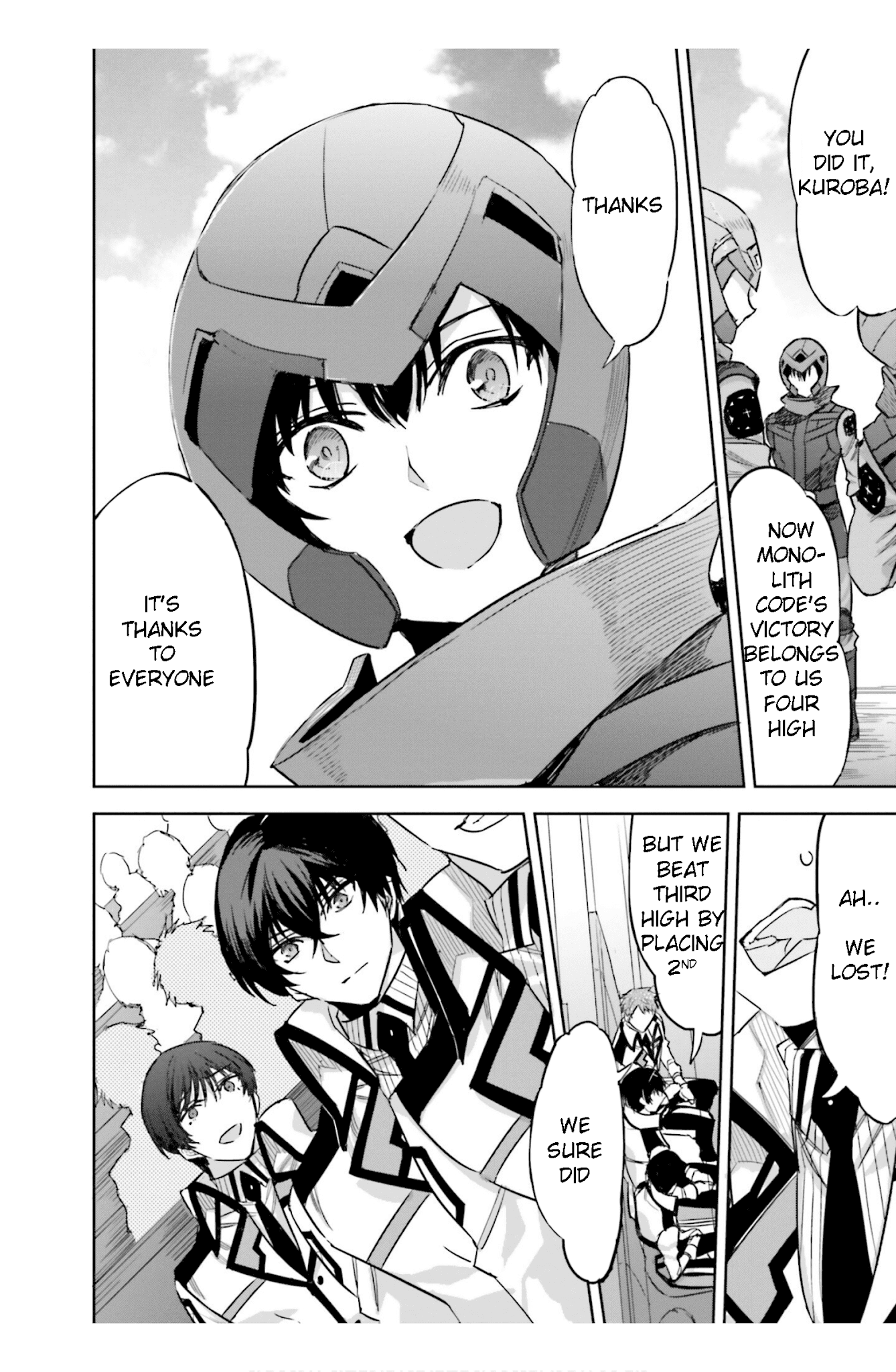 The Irregular at Magic High School: Steeplechase Arc Chapter 16 page 34 - Chapter 16: Fukuchou, soshite shinjinsen - Recovery, and then amateur matches