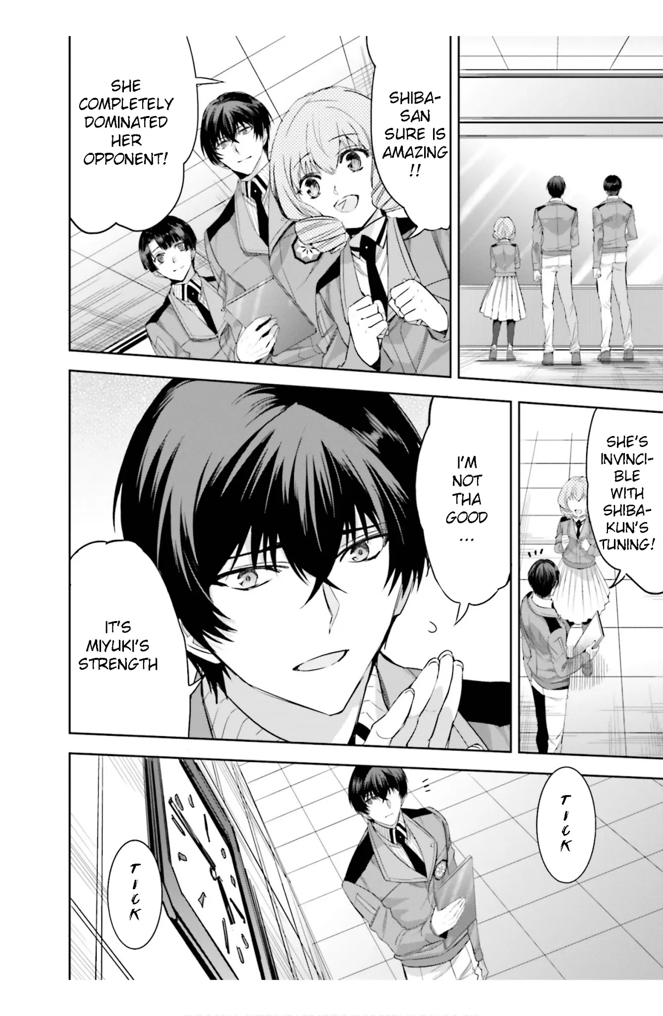 The Irregular at Magic High School: Steeplechase Arc Chapter 16 page 6 - Chapter 16: Fukuchou, soshite shinjinsen - Recovery, and then amateur matches