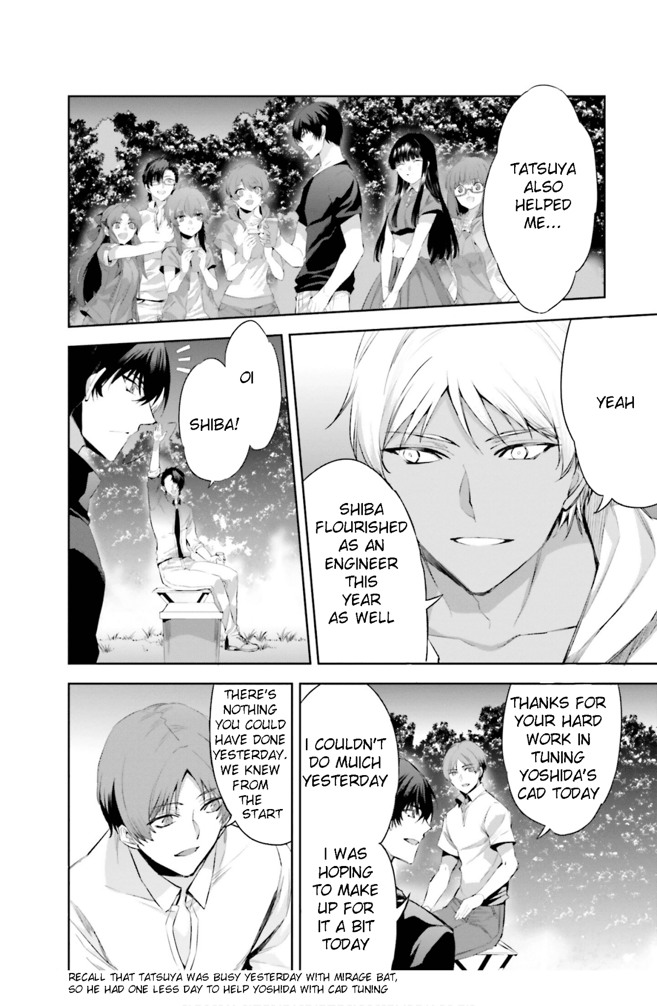 The Irregular at Magic High School: Steeplechase Arc Chapter 17 page 16 - Chapter 17: Kokonokame, tookame, yoru - Day nine, day ten, night