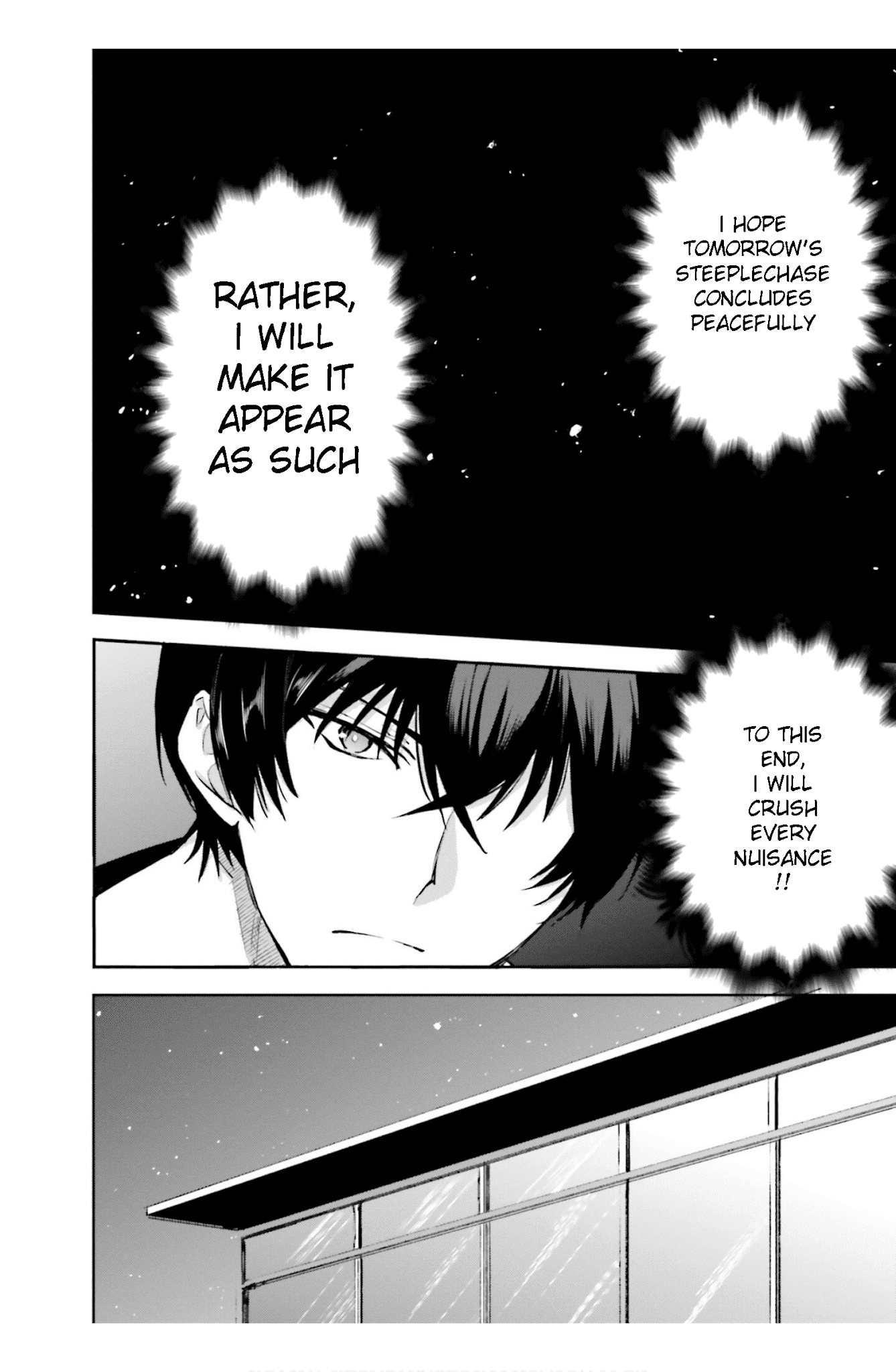The Irregular at Magic High School: Steeplechase Arc Chapter 17 page 18 - Chapter 17: Kokonokame, tookame, yoru - Day nine, day ten, night