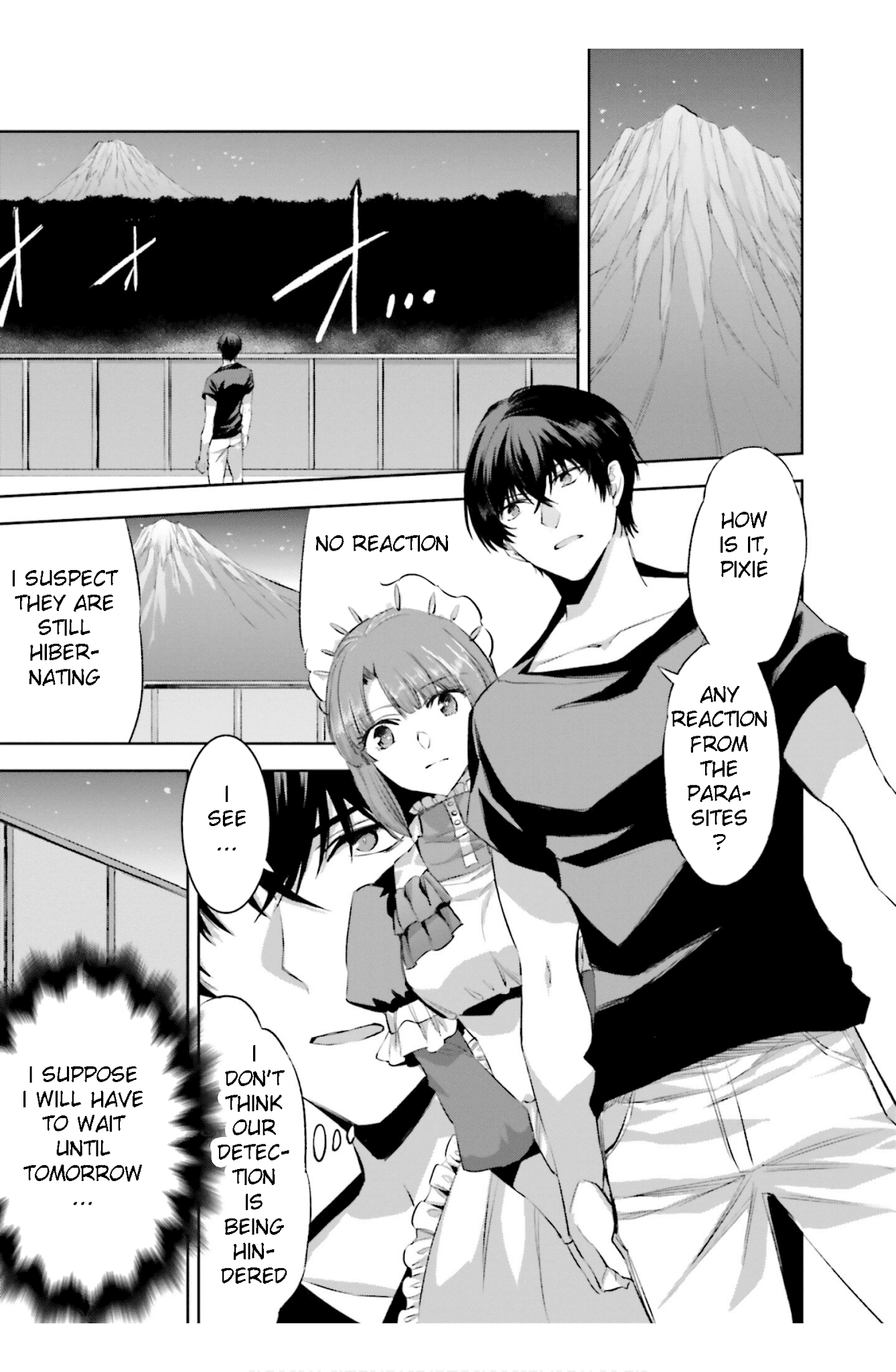 The Irregular at Magic High School: Steeplechase Arc Chapter 17 page 19 - Chapter 17: Kokonokame, tookame, yoru - Day nine, day ten, night