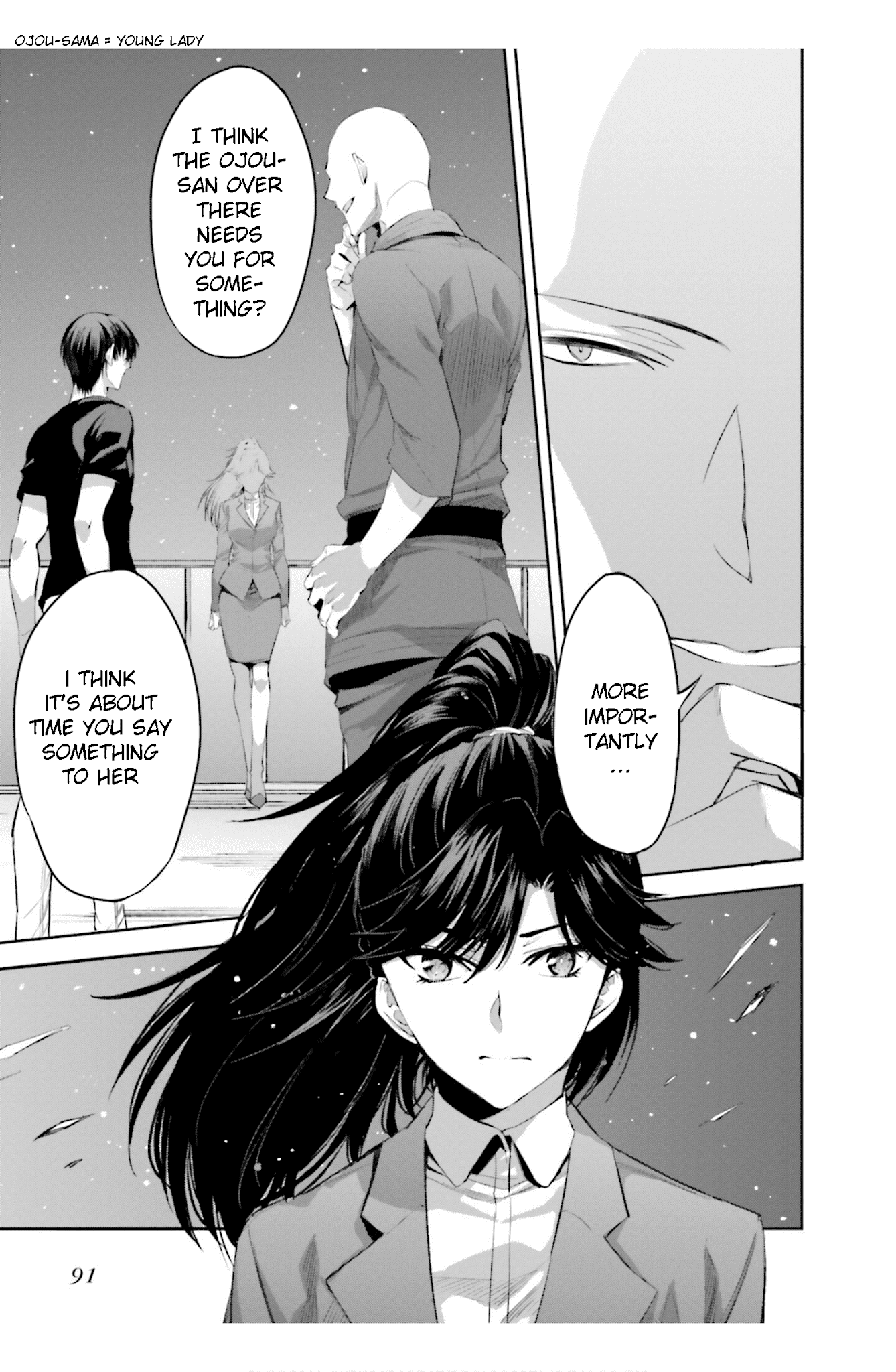 The Irregular at Magic High School: Steeplechase Arc Chapter 17 page 21 - Chapter 17: Kokonokame, tookame, yoru - Day nine, day ten, night