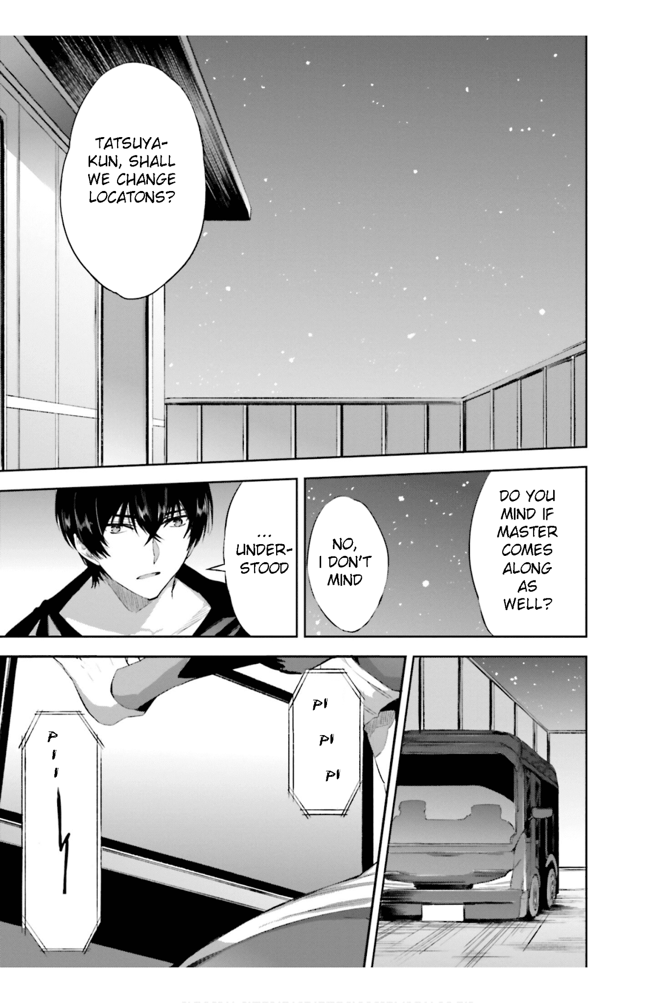 The Irregular at Magic High School: Steeplechase Arc Chapter 17 page 23 - Chapter 17: Kokonokame, tookame, yoru - Day nine, day ten, night