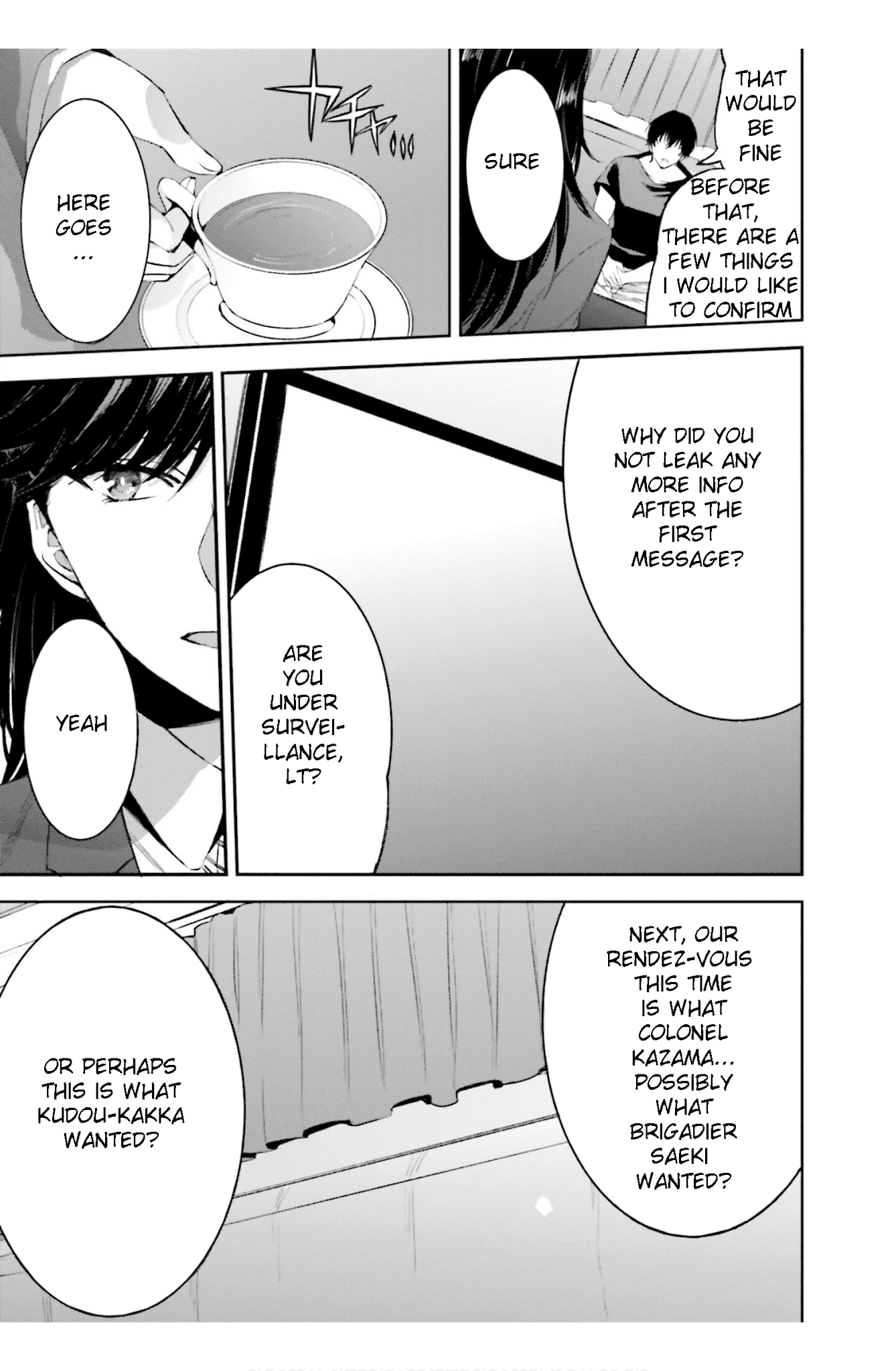 The Irregular at Magic High School: Steeplechase Arc Chapter 17 page 25 - Chapter 17: Kokonokame, tookame, yoru - Day nine, day ten, night