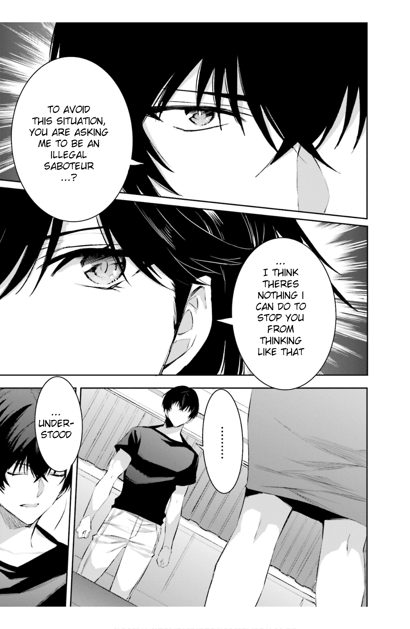 The Irregular at Magic High School: Steeplechase Arc Chapter 17 page 33 - Chapter 17: Kokonokame, tookame, yoru - Day nine, day ten, night