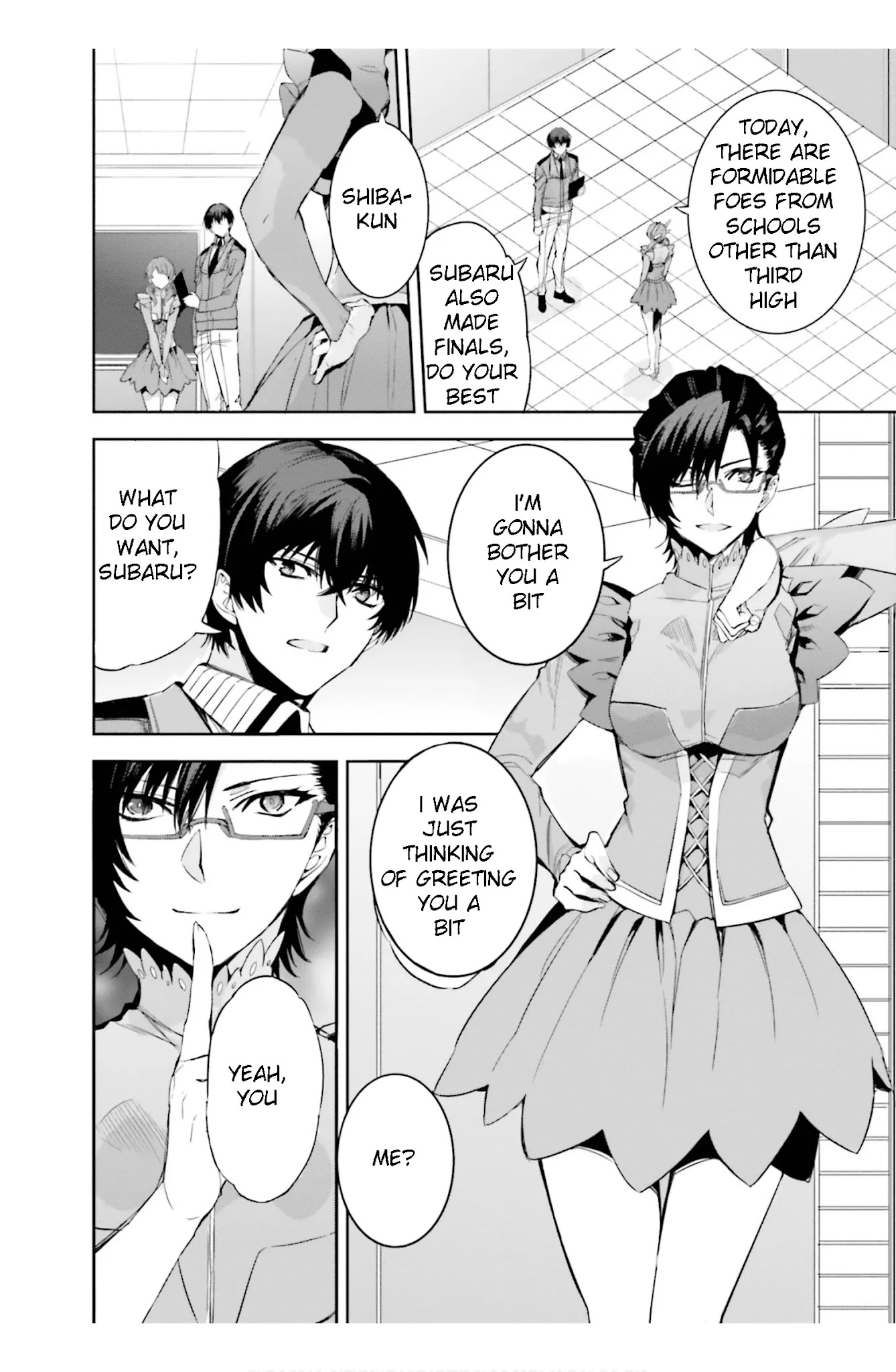 The Irregular at Magic High School: Steeplechase Arc Chapter 17 page 4 - Chapter 17: Kokonokame, tookame, yoru - Day nine, day ten, night
