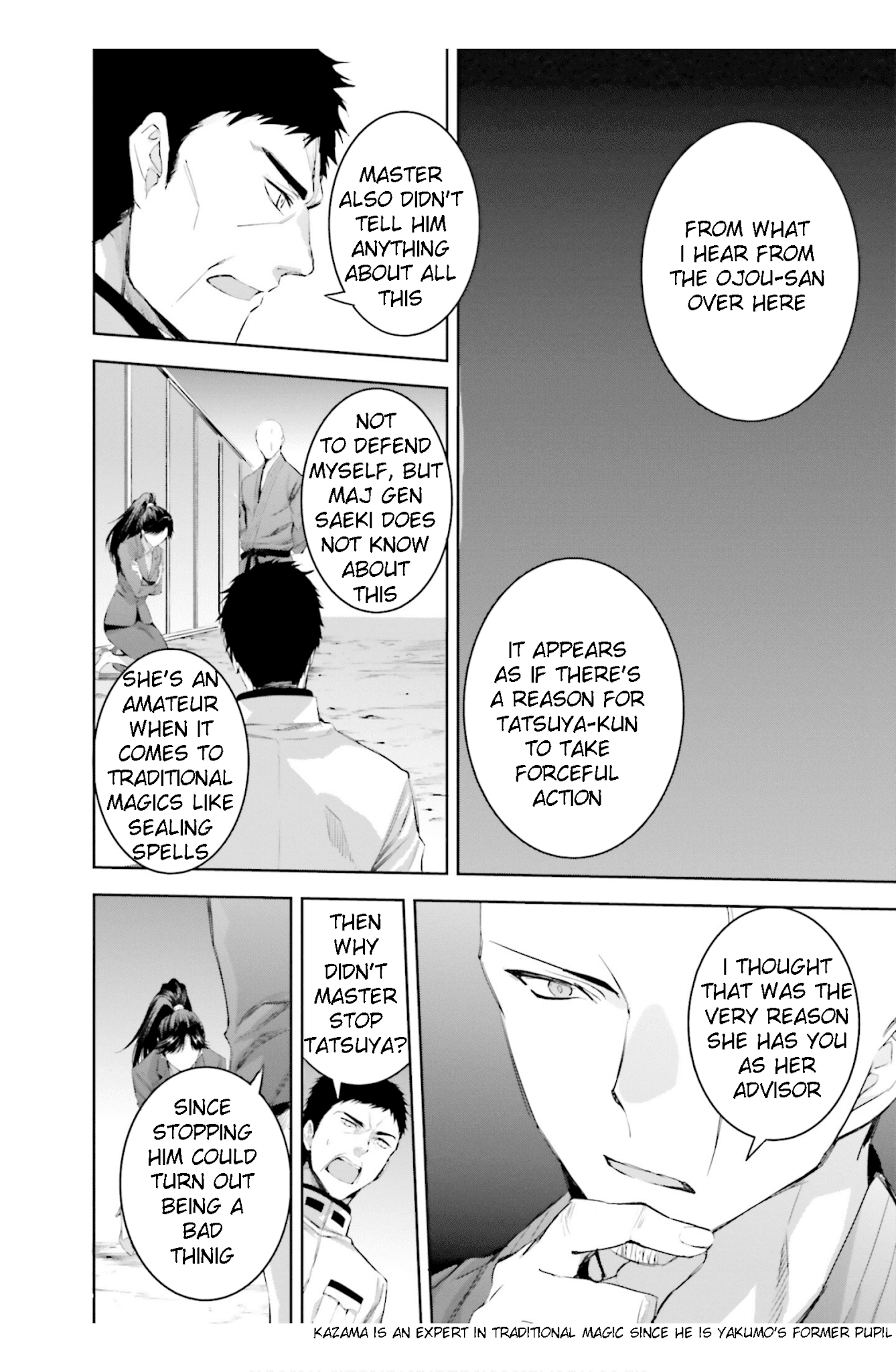 The Irregular at Magic High School: Steeplechase Arc Chapter 18 page 12 - Chapter 18: Sutiipuruchyeesu no zenya - The night before Steeplechase