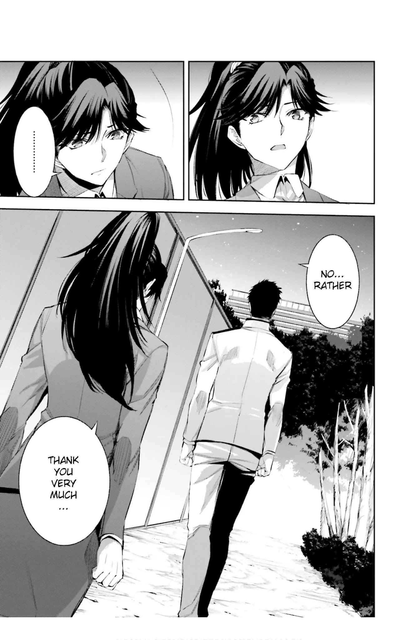 The Irregular at Magic High School: Steeplechase Arc Chapter 18 page 19 - Chapter 18: Sutiipuruchyeesu no zenya - The night before Steeplechase