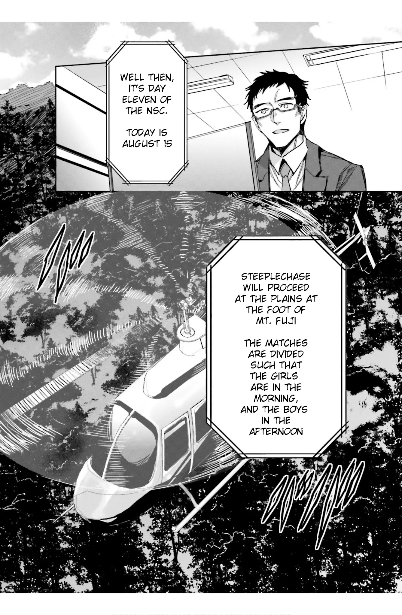 The Irregular at Magic High School: Steeplechase Arc Chapter 19 page 4 - Chapter 19: Sutiipuruchyeesu Kurosukantorii - Steeplechase crosscountry