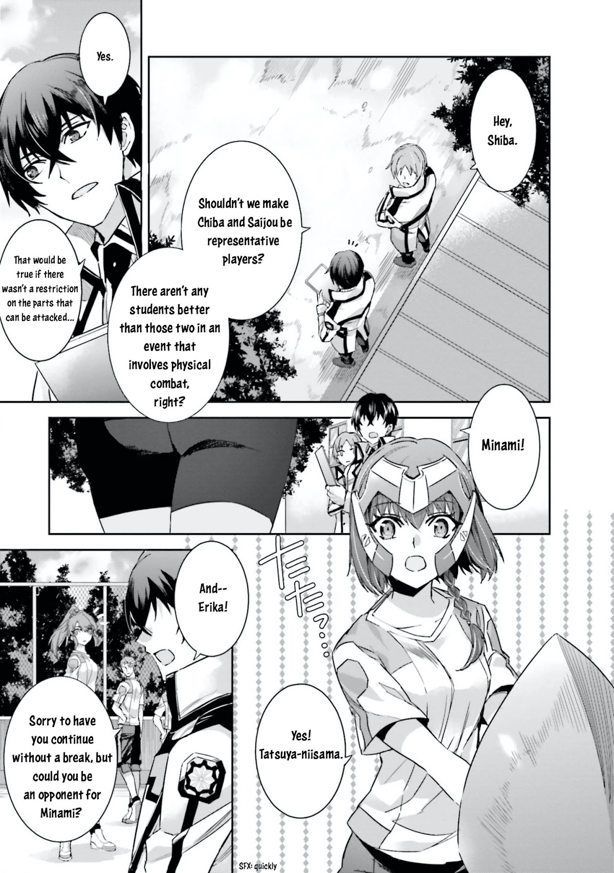 The Irregular at Magic High School: Steeplechase Arc Chapter 4 page 11 - Chapter 4: Mock Battle
