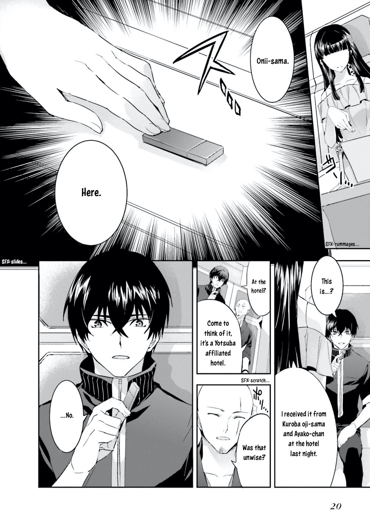 The Irregular at Magic High School: Steeplechase Arc Chapter 7 page 21 - Chapter 7: Parent and Child of the Kuroba
