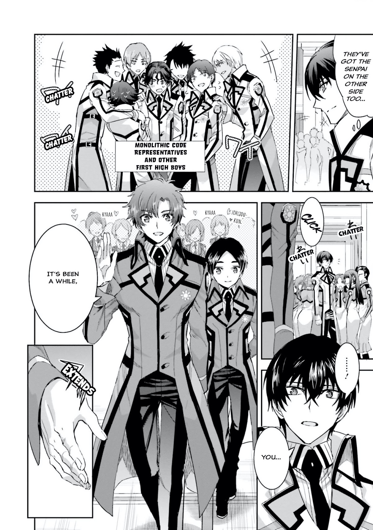 The Irregular at Magic High School: Steeplechase Arc Chapter 8 page 19 - Chapter 8: Let's Go to the Nine Schools Competition!!