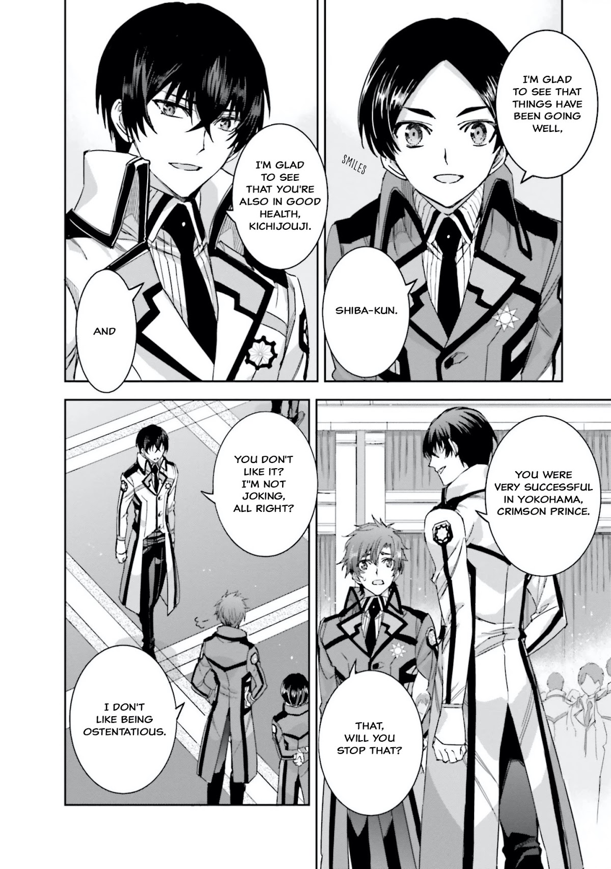 The Irregular at Magic High School: Steeplechase Arc Chapter 8 page 21 - Chapter 8: Let's Go to the Nine Schools Competition!!