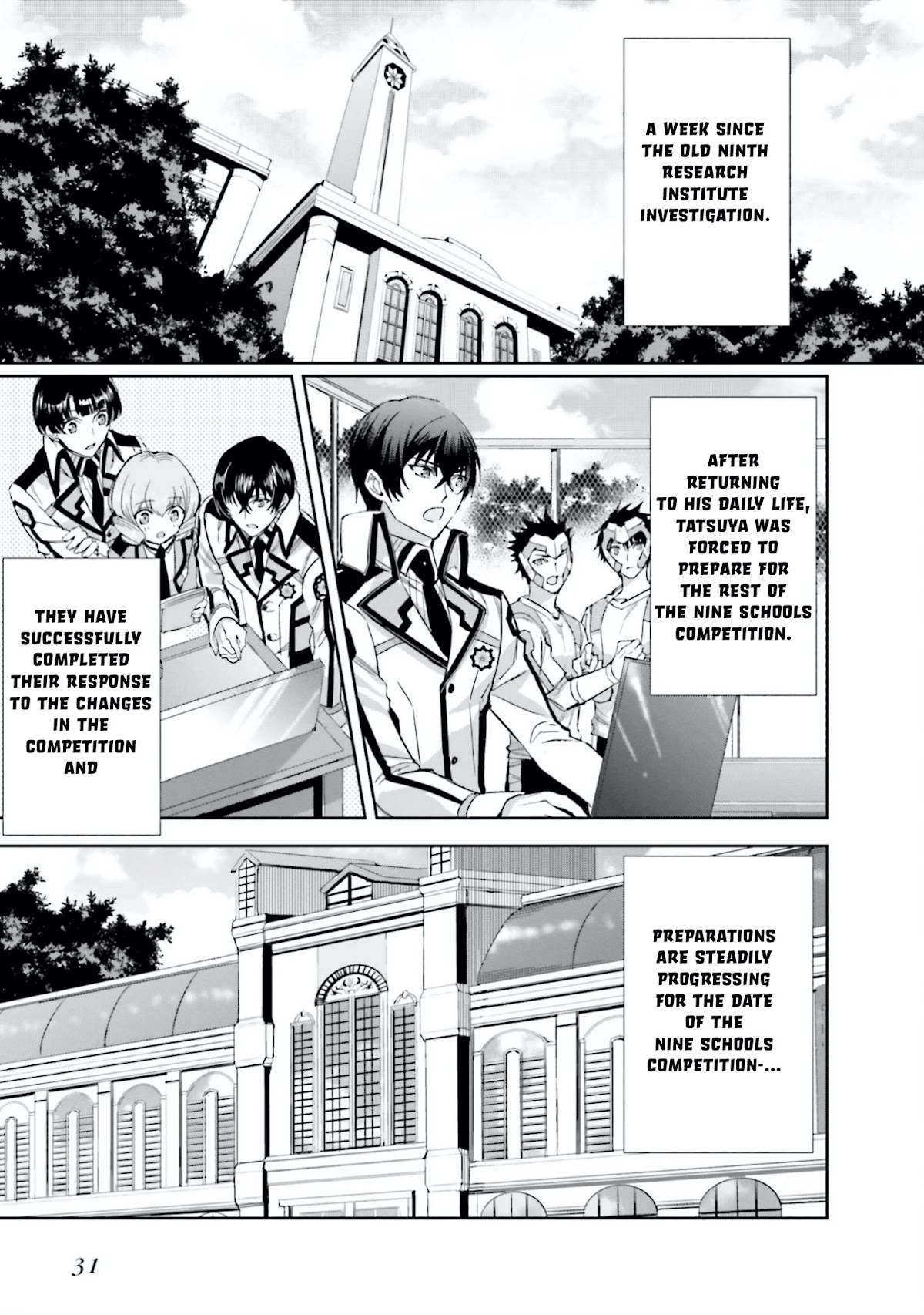 The Irregular at Magic High School: Steeplechase Arc Chapter 8 page 5 - Chapter 8: Let's Go to the Nine Schools Competition!!
