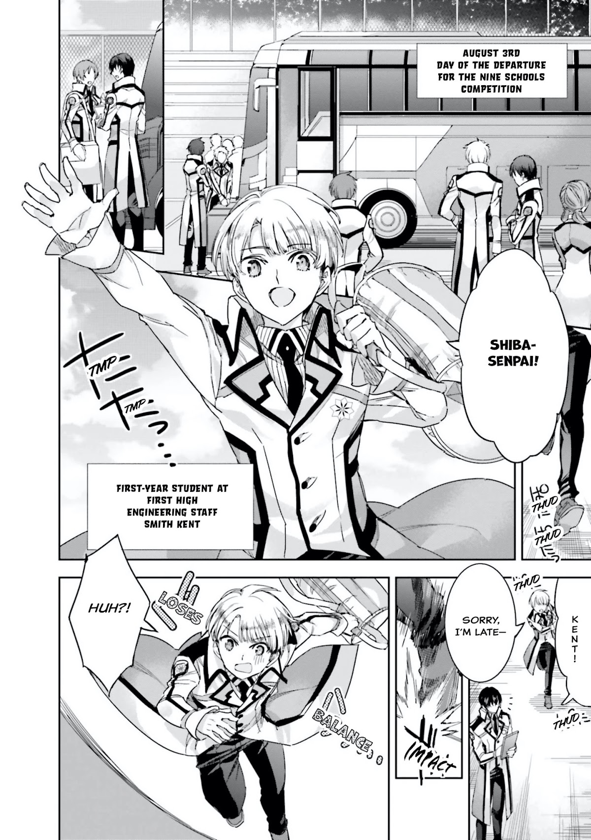 The Irregular at Magic High School: Steeplechase Arc Chapter 8 page 8 - Chapter 8: Let's Go to the Nine Schools Competition!!
