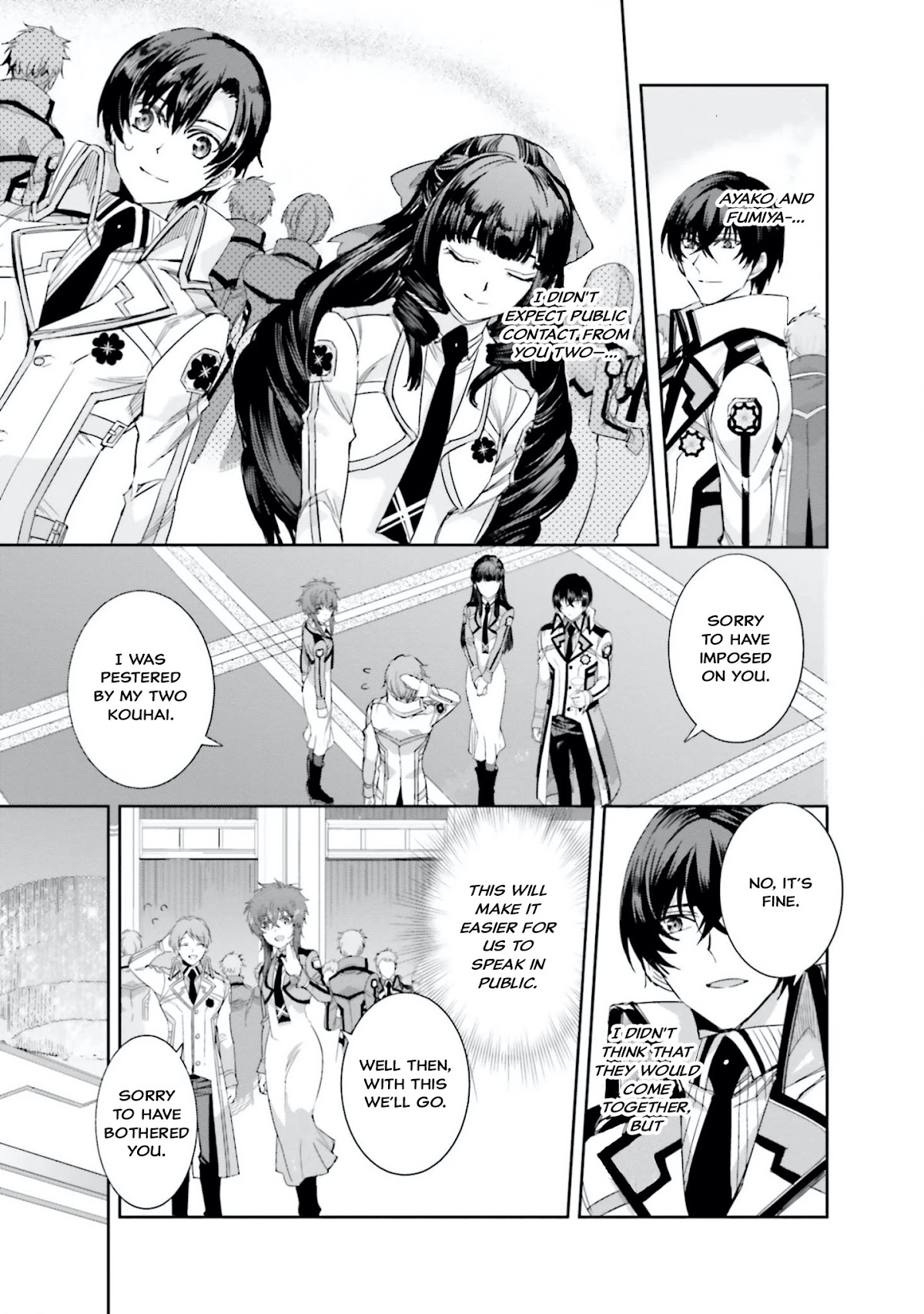 The Irregular at Magic High School: Steeplechase Arc Chapter 9 page 11 - Chapter 9: The Presentiment