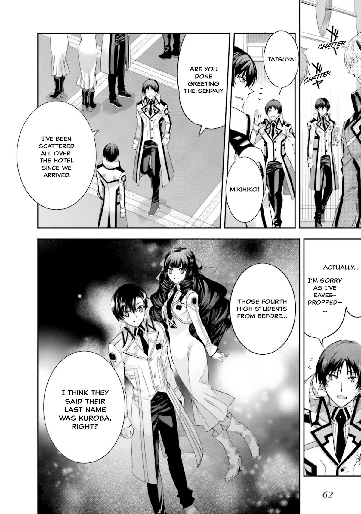 The Irregular at Magic High School: Steeplechase Arc Chapter 9 page 12 - Chapter 9: The Presentiment