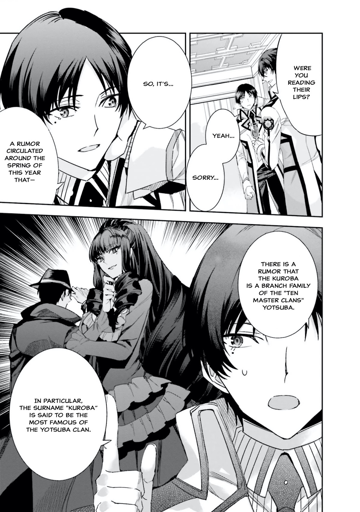 The Irregular at Magic High School: Steeplechase Arc Chapter 9 page 13 - Chapter 9: The Presentiment