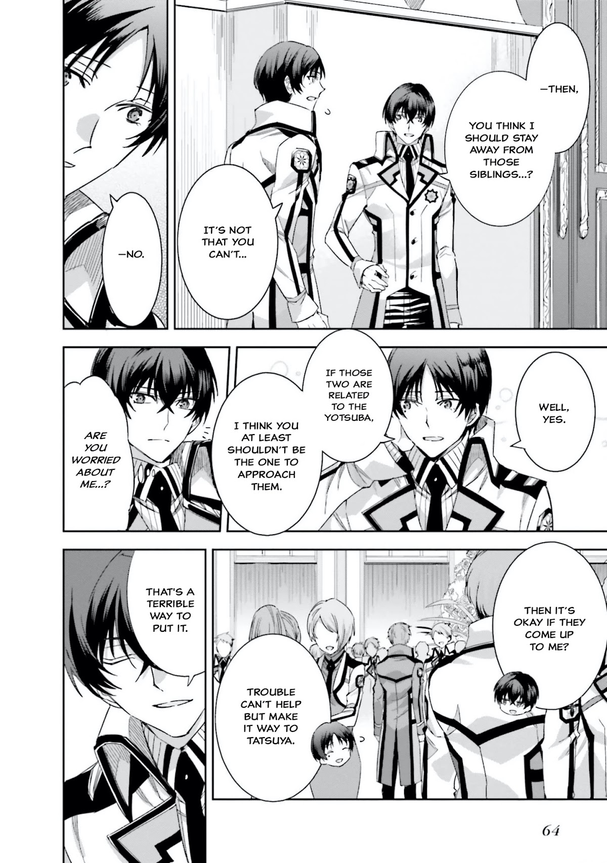 The Irregular at Magic High School: Steeplechase Arc Chapter 9 page 14 - Chapter 9: The Presentiment