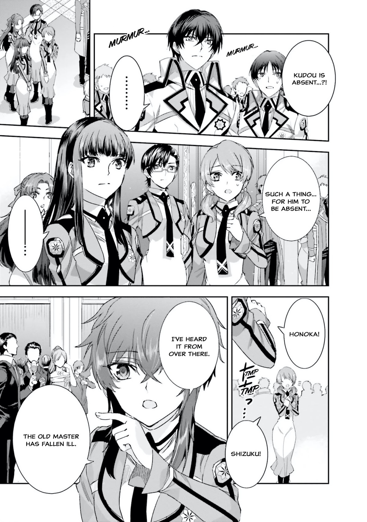 The Irregular at Magic High School: Steeplechase Arc Chapter 9 page 17 - Chapter 9: The Presentiment