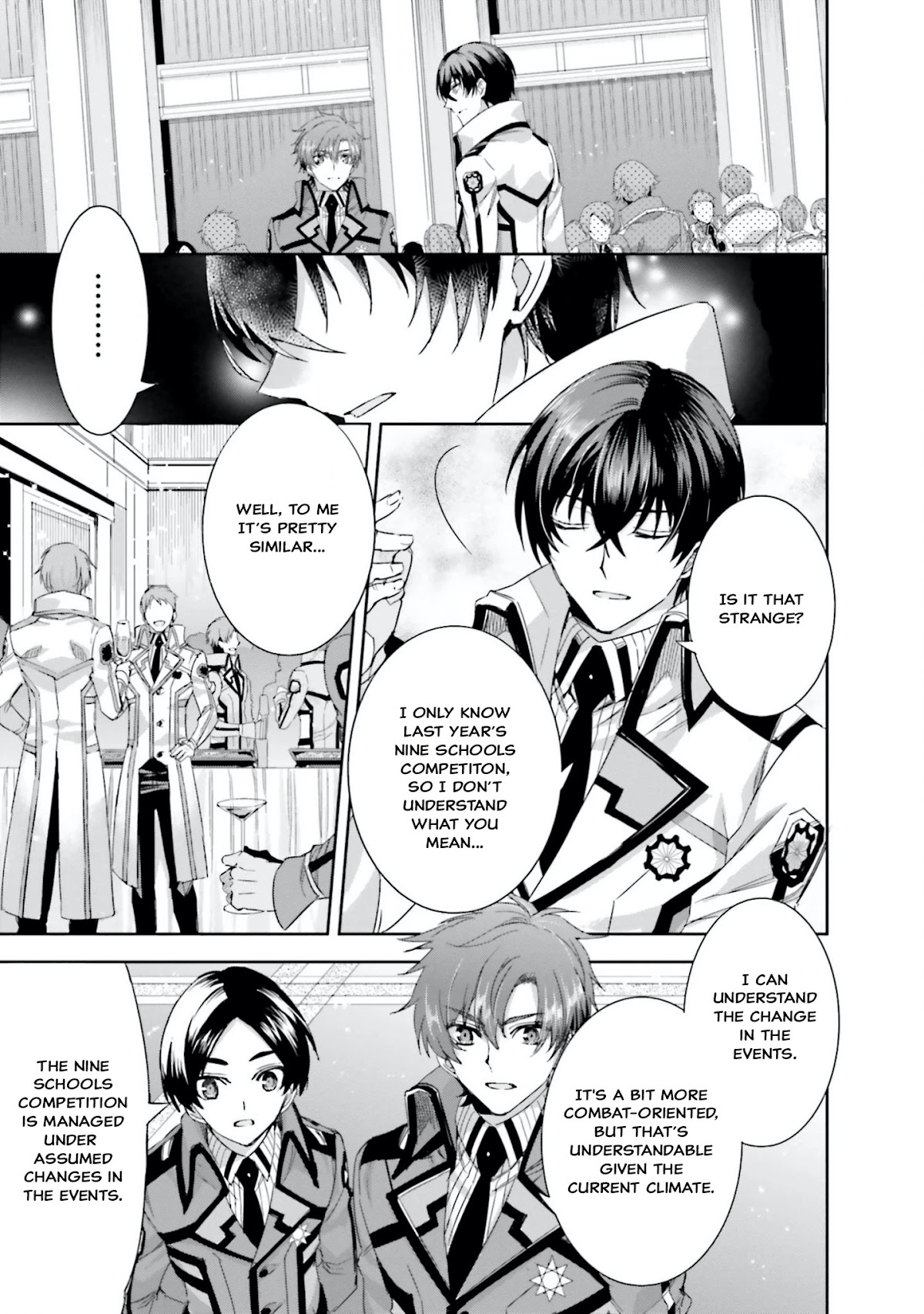 The Irregular at Magic High School: Steeplechase Arc Chapter 9 page 3 - Chapter 9: The Presentiment