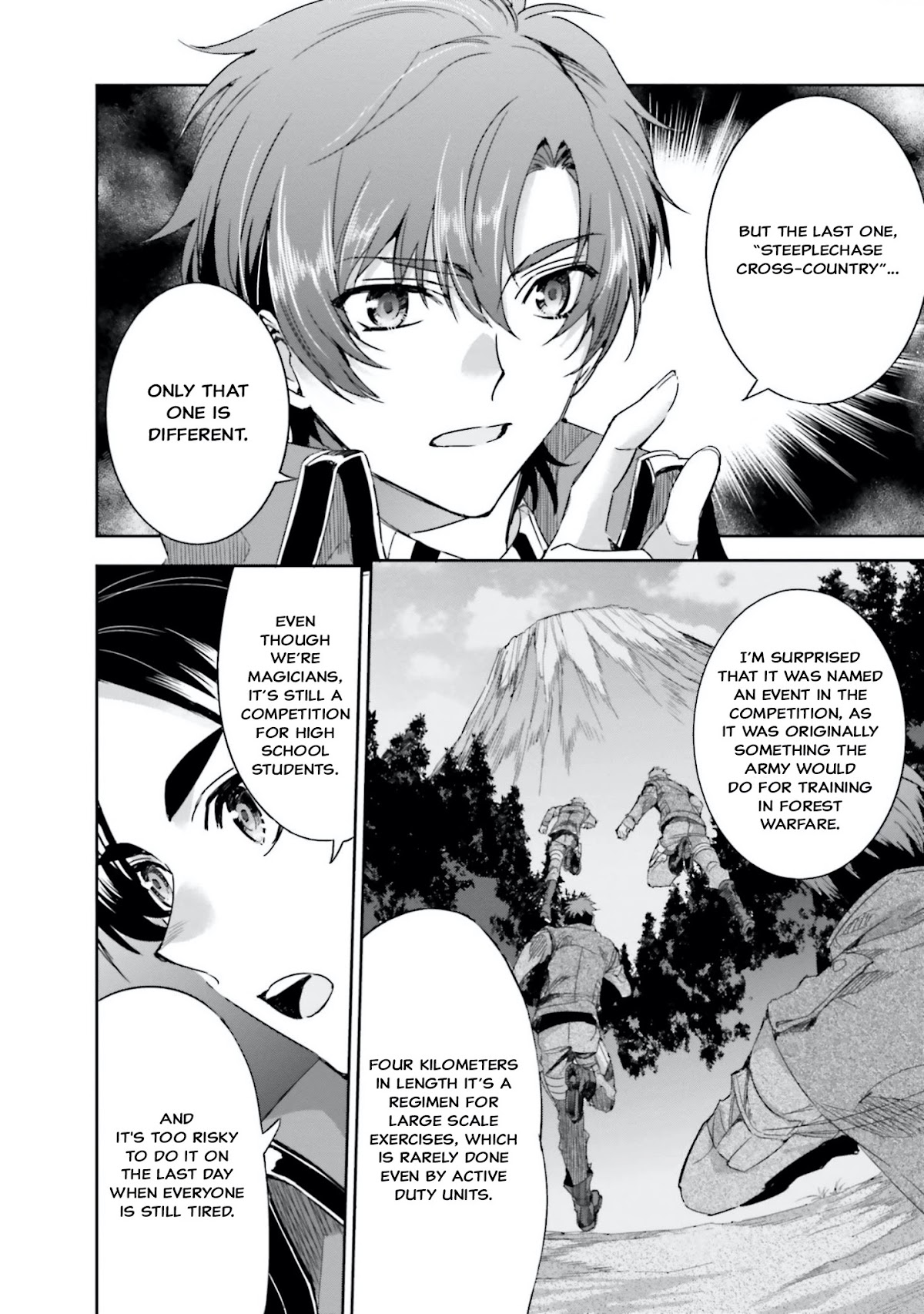 The Irregular at Magic High School: Steeplechase Arc Chapter 9 page 4 - Chapter 9: The Presentiment