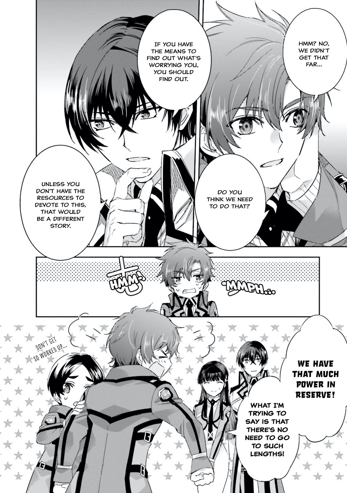 The Irregular at Magic High School: Steeplechase Arc Chapter 9 page 6 - Chapter 9: The Presentiment