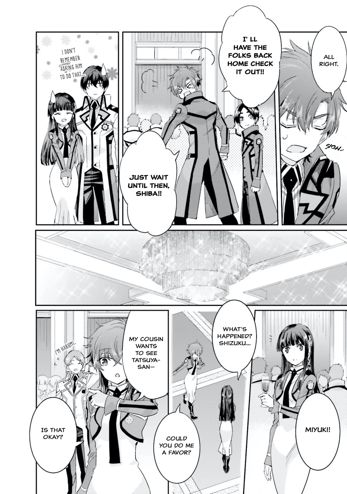 The Irregular at Magic High School: Steeplechase Arc Chapter 9 page 8 - Chapter 9: The Presentiment