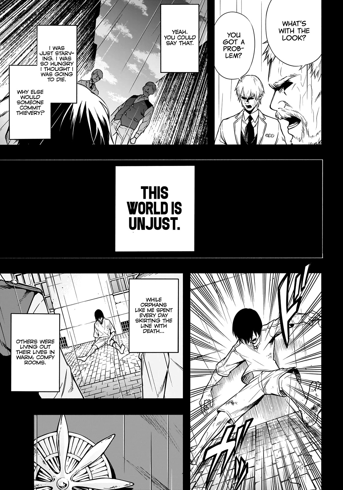 The Irregular of the Royal Academy of Magic ~The Strongest Sorcerer From the Slums is Unrivaled in the School of Royals ~ Chapter 1 page 6 - Chapter 1: The Cursed Child
