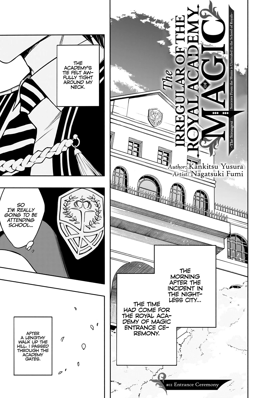 The Irregular of the Royal Academy of Magic ~The Strongest Sorcerer From the Slums is Unrivaled in the School of Royals ~ Chapter 11 page 2 - Chapter 11: Entrance Ceremony