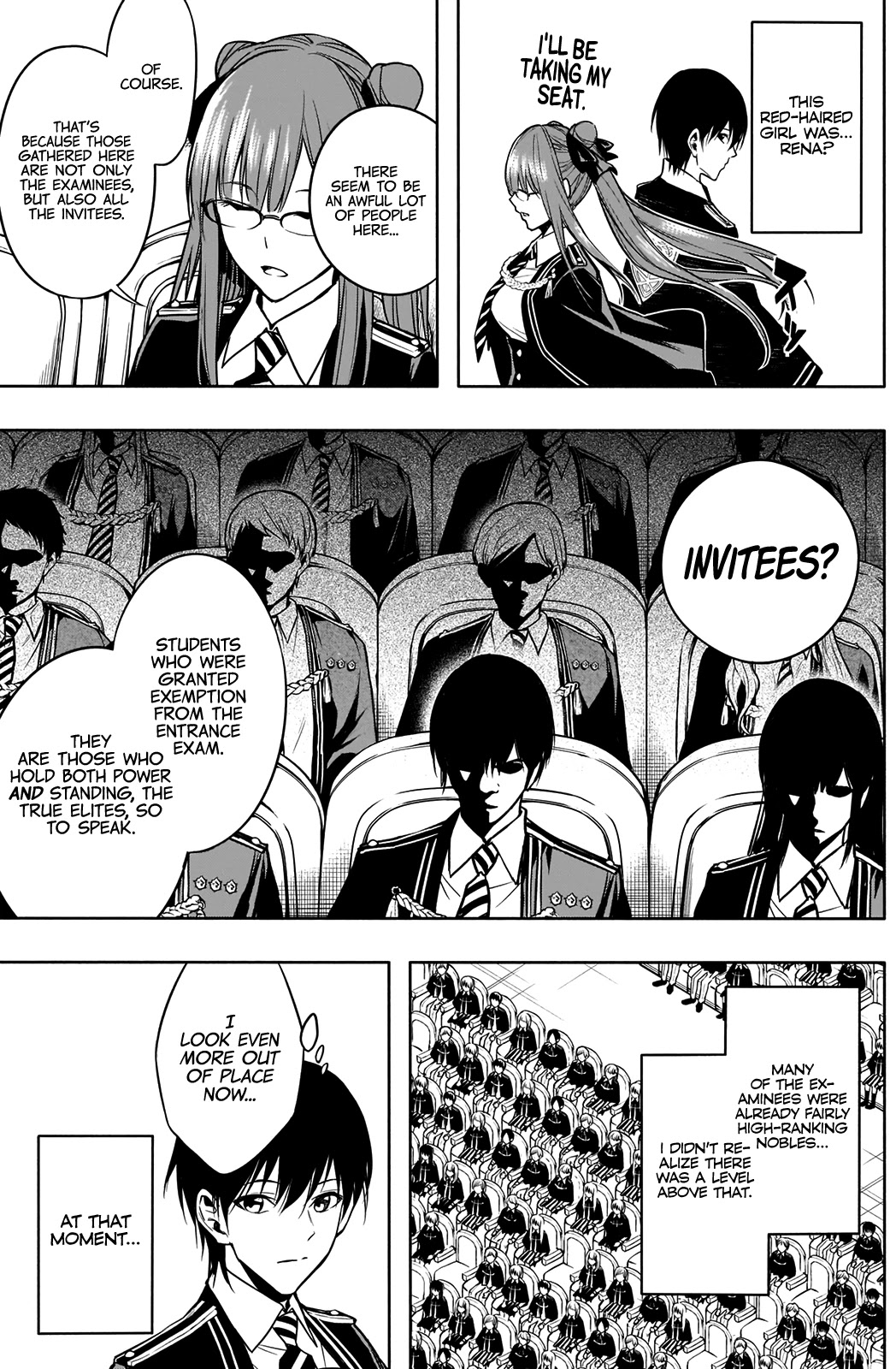 The Irregular of the Royal Academy of Magic ~The Strongest Sorcerer From the Slums is Unrivaled in the School of Royals ~ Chapter 11 page 5 - Chapter 11: Entrance Ceremony