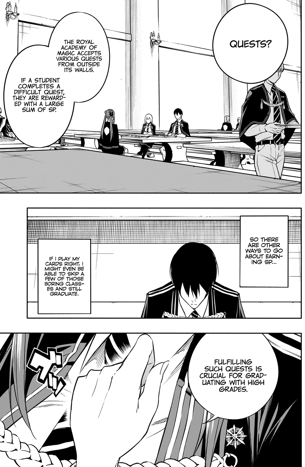 The Irregular of the Royal Academy of Magic ~The Strongest Sorcerer From the Slums is Unrivaled in the School of Royals ~ Chapter 13 page 12 - Chapter 13: Party Application