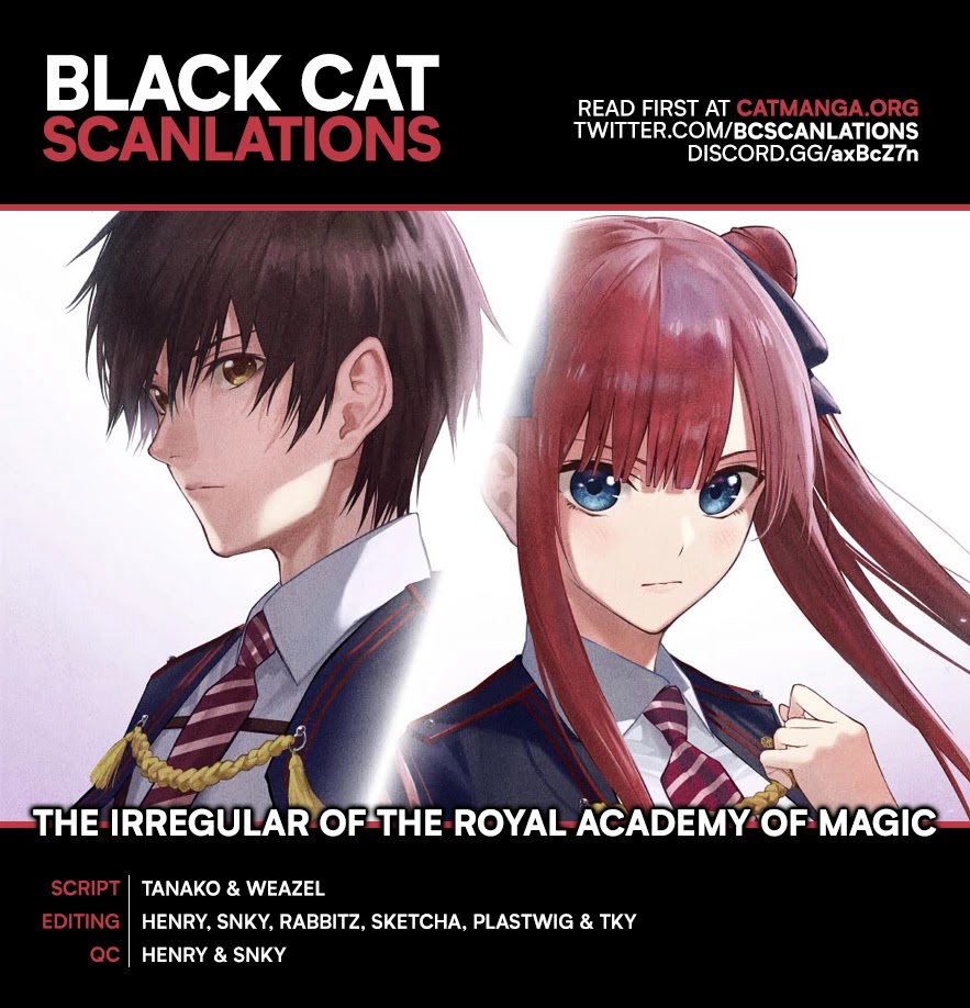 The Irregular of the Royal Academy of Magic ~The Strongest Sorcerer From the Slums is Unrivaled in the School of Royals ~ Chapter 16 page 1 - Chapter 16: The Two Who Wish to Be Stronger