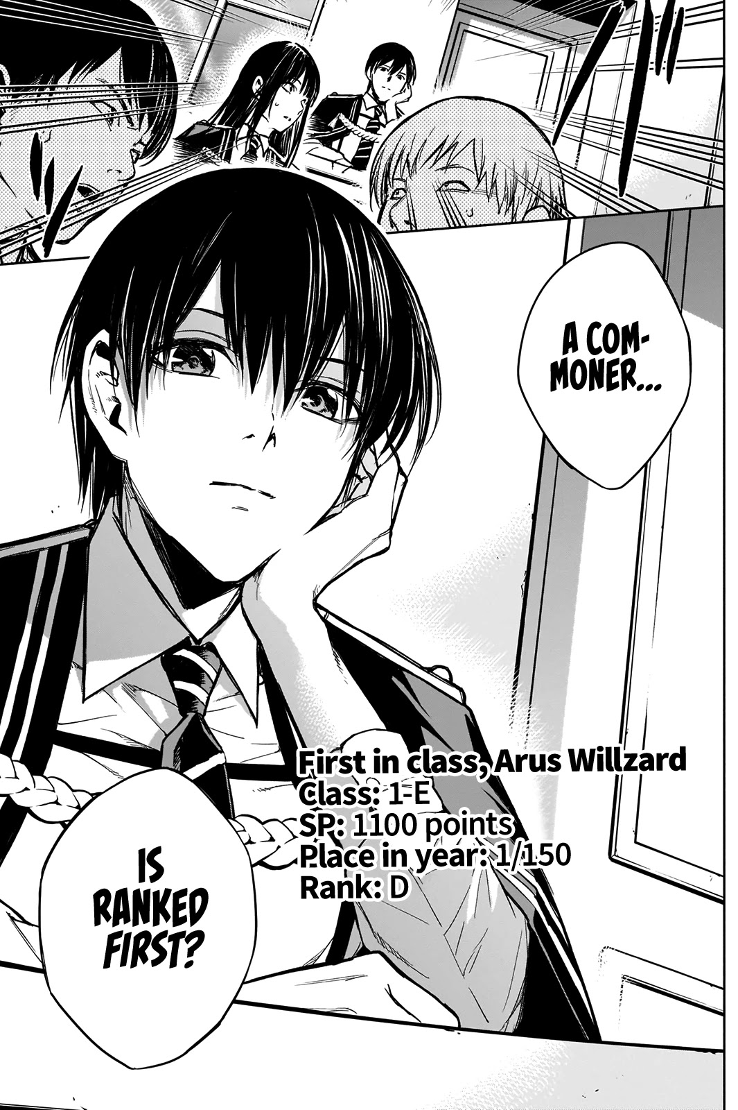 The Irregular of the Royal Academy of Magic ~The Strongest Sorcerer From the Slums is Unrivaled in the School of Royals ~ Chapter 21 page 4 - Chapter 21: Classmates