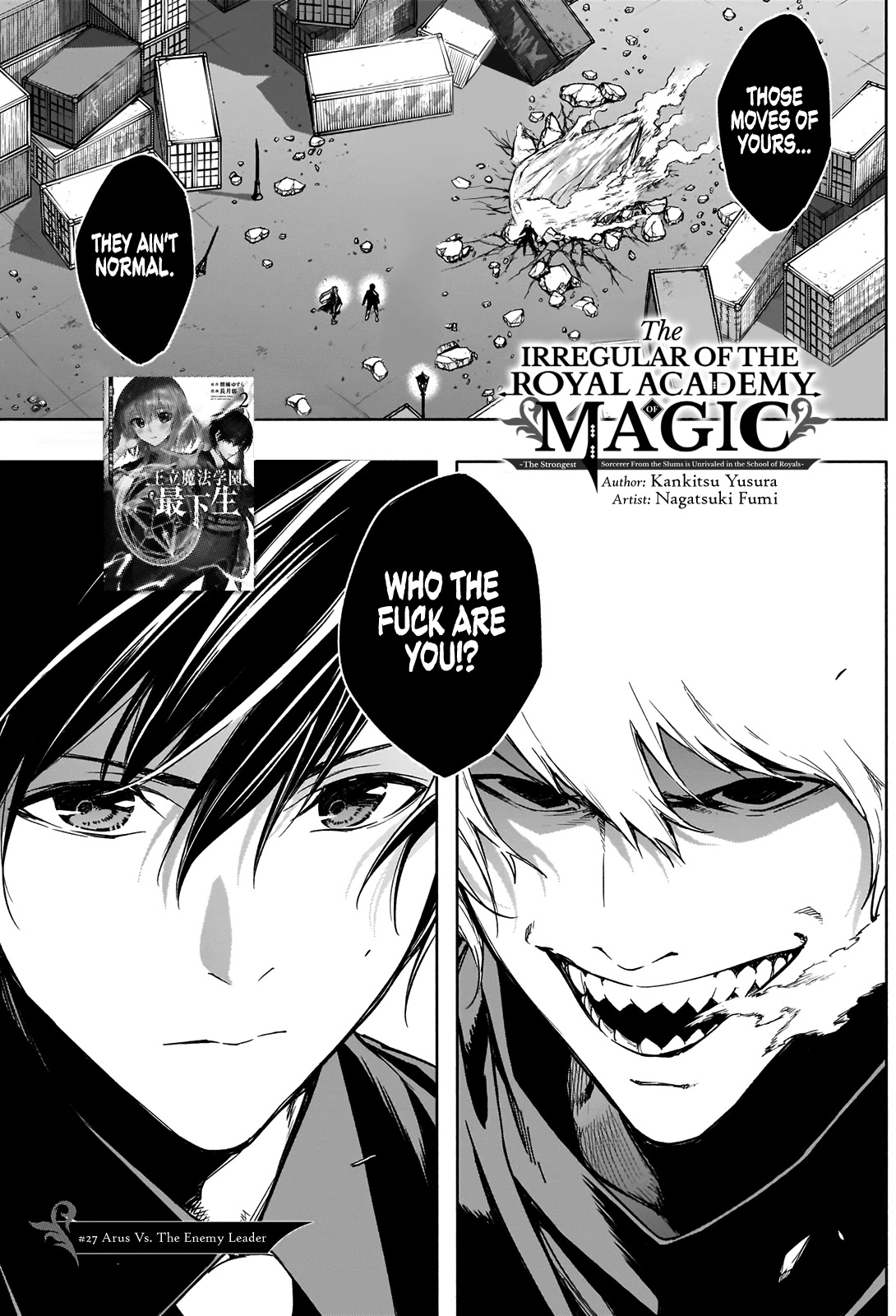 The Irregular of the Royal Academy of Magic ~The Strongest Sorcerer From the Slums is Unrivaled in the School of Royals ~ Chapter 27 page 2 - Chapter 27: Arus Vs. The Enemy Leader